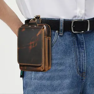 Set Multifunction PU Leather PouchWallet Case Cover,Cell Phone WalstBelt Holster Loop Pack Bag For Men