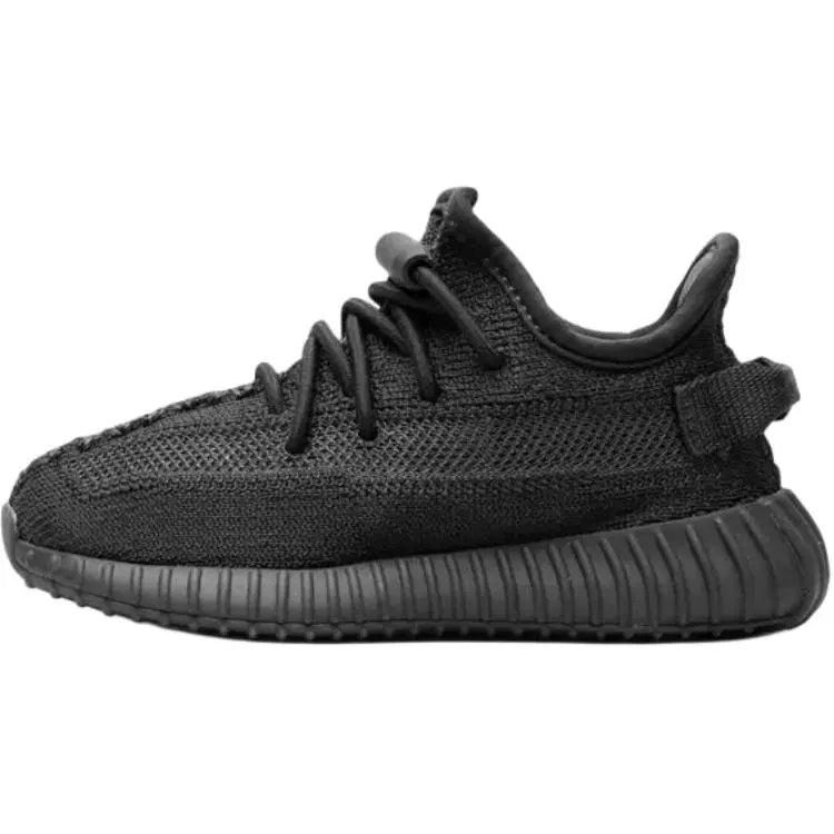 Adidas YEEZY BOOST 350 V2 Slip Resistant Abrasion Resistant Low top Toddler Shoes Black Infant And Toddler FZ6049