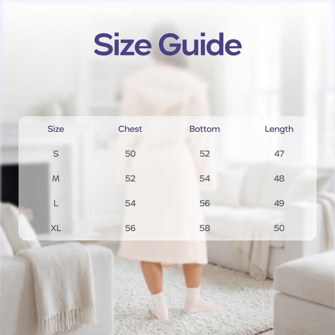 Mellow Sleep | MellowSoft Hooded Robe – Double Sided Plush Fleece Loungewear, Ultra Soft Cloud Like Bathrobe Pajama Gown, Cozy Warm Robe for Home Relaxation, Lounge & Sleepwear