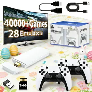 Upgraded Retro Game Stick 40,000+ Games 26 Emulators - 4K HDMI Wireless Controller, Ideal New Year Easter’s Day Gift for Gamers