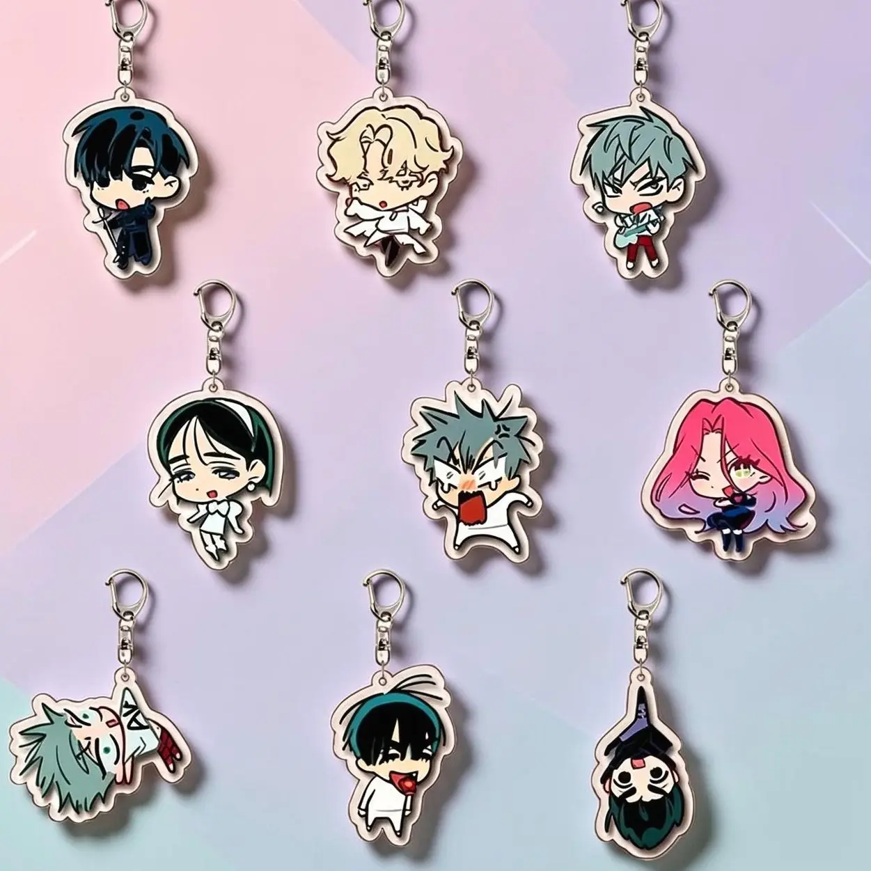 Alien Stage Acrylic Keychain Double Sided, Featuring Ivan, Luka, Sua, Hyuna, Till, Mizi, Anime Bag Charm Birthday Gift
