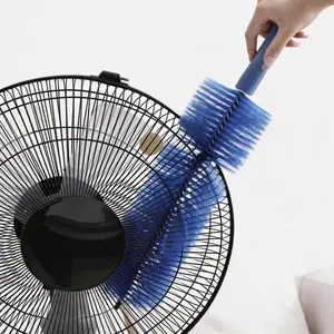 Fan Dust Cleaning Brush - Multi-Purpose Soft Bristle Electric Duster Tool for Home Dust Removal