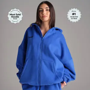 Comfrt | Cloud Zip Oversized Hoodie | Soft Oversized Zip Up Hoodie For Men & Women
