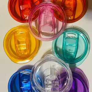Assorted Plastic Tumbler Lids for Beverages - Drinkware Accessories - Bottle