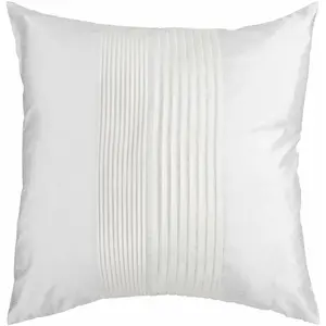 Georgetown White Square Throw Pillow