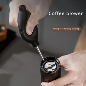 1PC Coffee Grinder Cleaning Tool Espresso Machine Dust Remover Air Blower with Long Nozzle for Deep Cleaning NonElectronic Manual Powder Cleaner Other Materials