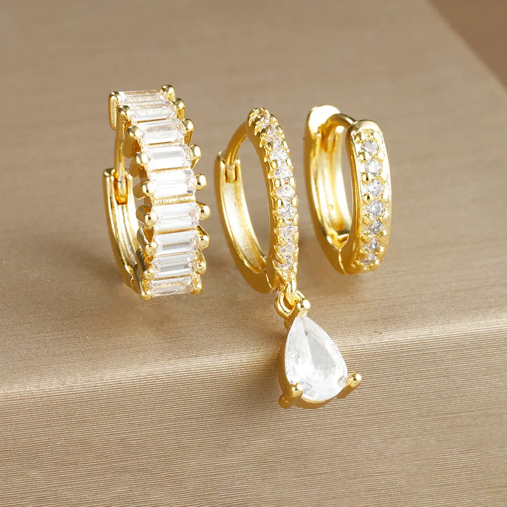 E1575 Gold White 3PCS