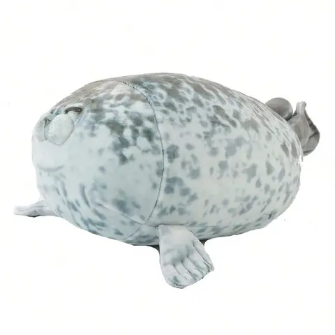Adorable Seal Plush Toy, Cute Stuffed Animal Doll, Soft Stuffed Animals, Collectible Soft Animal, Animal Shaped Plush Throw Pillow Cushion for Sleeping Soothing, Comfy Stuffed Cushion for Home Decoration, Stuffed Animal Gifts, Soft Cuddly Gift