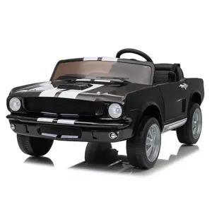 24V Electric Car for Kids, Battery Powered Ride On Toy with Remote Control, Safety Belt, 2 Speeds, LED Lights, Kids Electric Vehicle for Christmas Birthday New Year Gifts