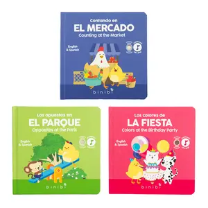 Learn Colors, Counting & Opposites in Spanish (3 Book Set)