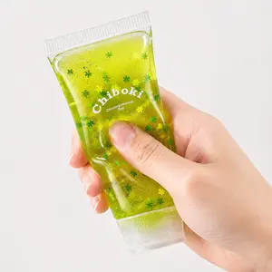 Chiboki Jam Squishy styles - Toothpaste Tube Clear Gel Squeeze Fidget Sensory Toys No Mess ASMR Stress-relieving toys, great gifts Relax your stress, relax your fingertips