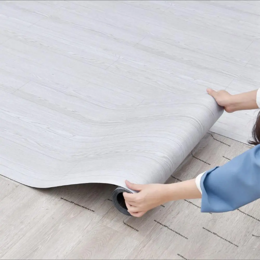 Wood Grain Pattern Floor Sticker, Self-adhesive Floor Tile, Easy To Install Self-adhesive Tiles for Walls and Floors, Home Decor, Building Supplies, Wood Grain Vinyl