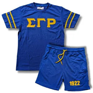 3D Rubber Shirt & Shorts Set