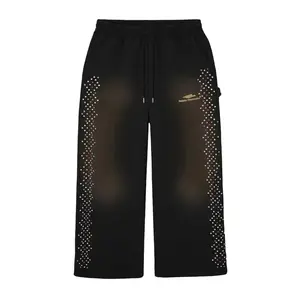 HMDD Crystal Sweatpants Black