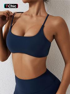 women's criss cross backless sports bra, solid color quick drying breathable comfortable sports bra, ladies sportswear for indoor outdoor wear, activewear