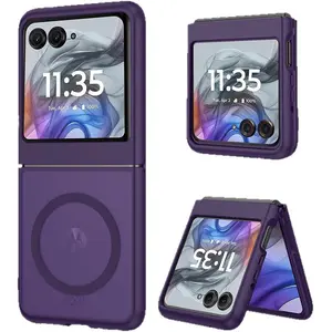 Suitable for Motorola Razr Razr 60 2025/Razr 60 Pro+/60Ultra/Razr 50 2024/50 Ultra foldable phone case [compatible with MagSafe] skin sensitive magnetic suction anti drop protective case