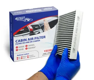 Premium Cabin Air Filter includes Activated Carbon 87139-YZZ20 + Car Air Freshener Fit for Toyota Corolla Yaris Rav4 Highlander Camry Tundra Avalon Prius & Multiple Models Replaces CF10285 CP285 C3566