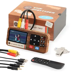 VHS Converter Kit RVT Digitizer | Video & Audio Converter | VHS to MP4 Conversion Made Easy All-in-One Video Transfer to Digital