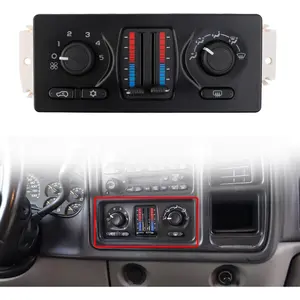 Dasbecan AC Control Panel Compatible with 2003-2007 Chevy Silverado Tahoe Avalanche Trailblazer, GMC Sierra Yukon Envoy, Cadillac Escalade Climate Control Module 599-210XD