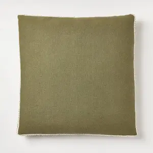 Threshold Woven Striped Square Cotton Decorative Throw Pillow