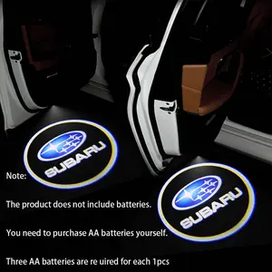 Fashion Car Styling LED Door Welcome Light Projector for Subaru Sti Legacy Ascent Forester Xv Wrx Brz Impreza Outback Levorg Crosstrek