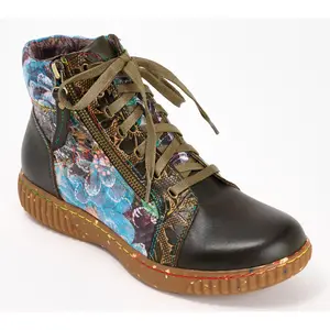 L'Artiste by Spring Step Leace-Up Boots - Maylah