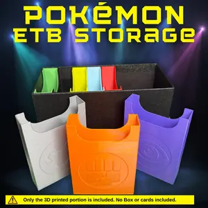 Pokémon ETB Energy Card Organizer – 3D Printed Storage