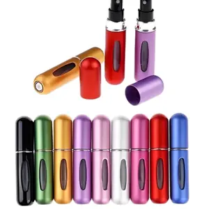 Refillable Mini Perfume/ Holder - Portable Travel Container -ONE, Tin bottle Pack Canister filling bottles Organiser