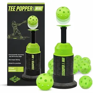 Mini  Tee Popper, Batting Tee for Perfect Swings, Baseball Training for Hitting Without a Pitcher