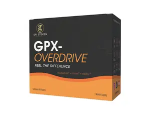 Dr. Steven GPX Overdrive - GPX Healthcare Vitamin Supplement for Stress Energy Focus & Sleep 60 Packets 1 Month Supply