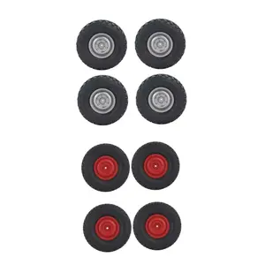 4 Pieces RC Crawler Tires 1:/16 Replacement Parts RC Tires 72mm Soft Tire Wheel Tyre for WPL B14 C34 C24 C44 DIY Accessory