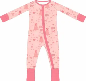 Merry and Pink Bamboo Zippy Pajamas