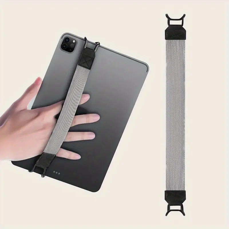 1pc Anti-slip Anti-drop Strappy for Ipad Tablet Holder Stand,Flat Non-slip Strap with One Hand, Ipad Tablet Accessories, Tablet Stands, Tablet Mount Stand