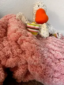 Chenille Handknit Fluffy Baby Blankets