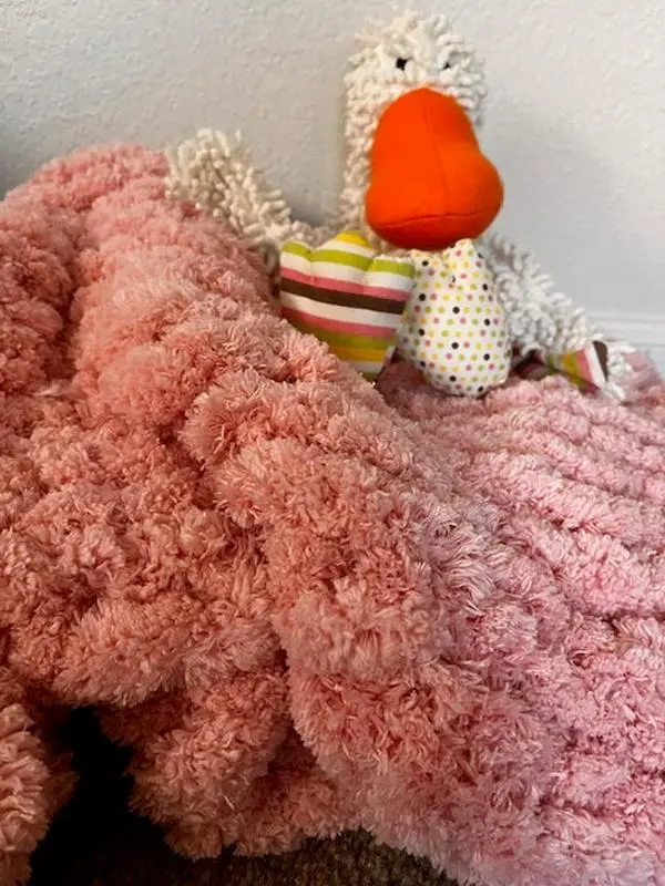 Chenille Handknit Fluffy Baby Blankets