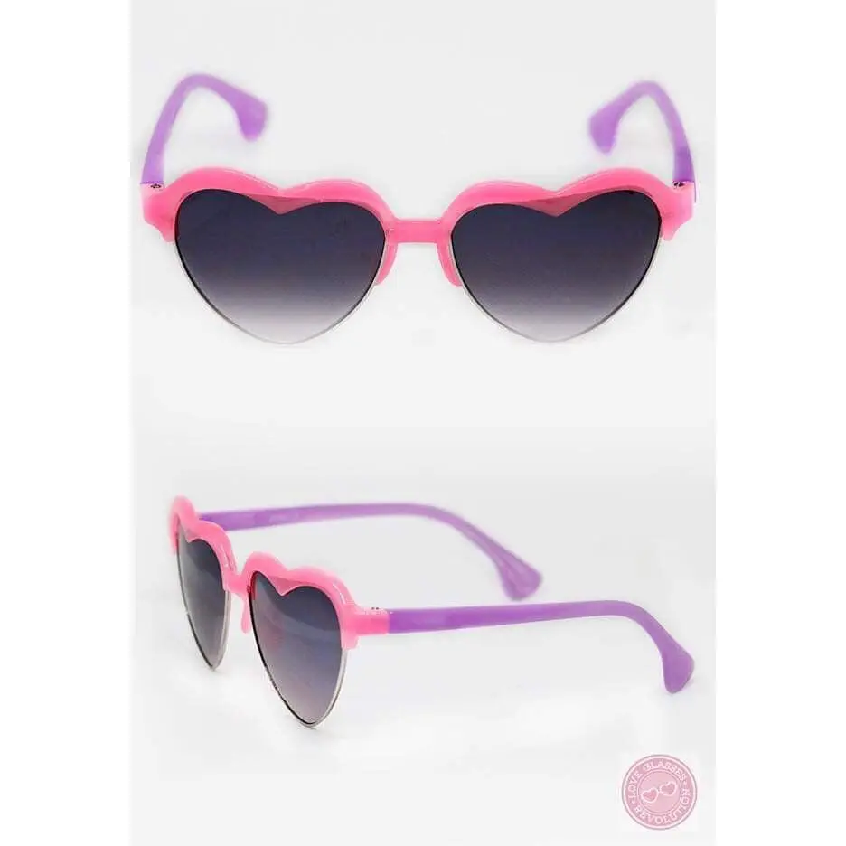 Baby sized Semi Rimless Love Glasses