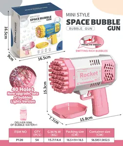 Bubble Gun, Bubble Blaster Gun for Kids Adults, Best Bubble Blower Machine for Outdoor Indoor Christmas Birthday Party