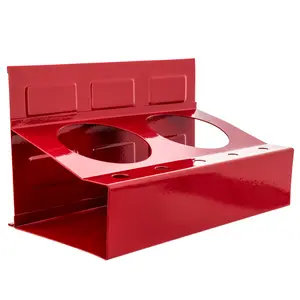 Magnetic Spray Can Holder Wall Mount, 2 Aerosol Cans Holder, 5 Screwdriver Tray & Spray Can Organizer, Magnetic Bottle Shelf for Home Workspace and Garage