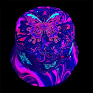 Butterfly Bucket Hat (UV Reactive)  -  Standard & Large Sizes