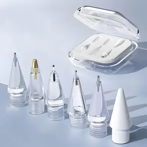 Replacement Pencil Tips for  Pencil Pro, Fine Point Metal Tip for  Pencil 2nd Generation and 1st Generation/ Pencil USB-C Wear-Resistant & Precise Control ipencil Tips Sets with Case