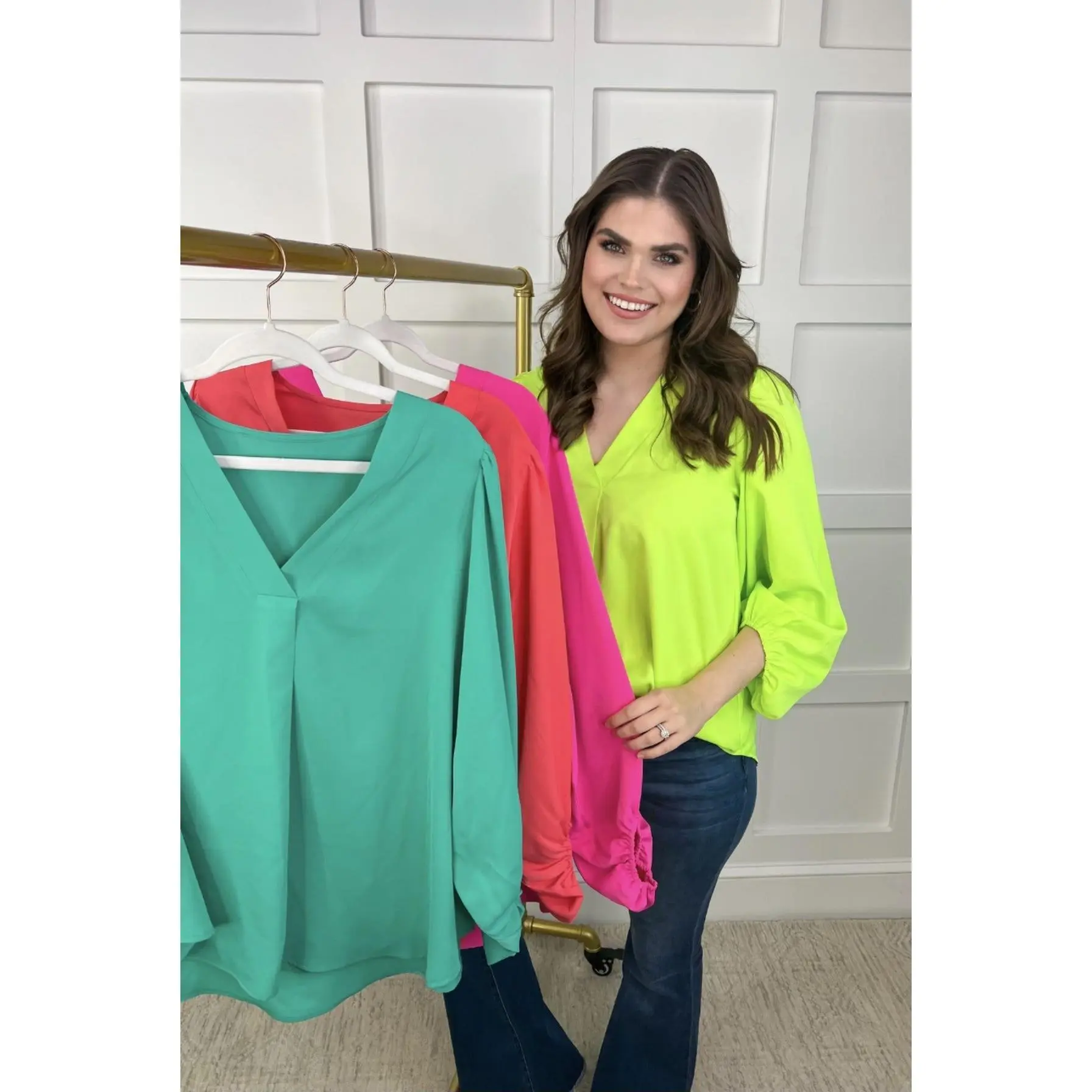 Jamie Balloon Sleeve Top