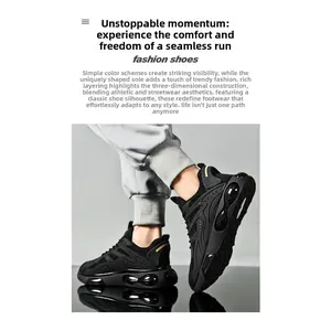 Men's Shoes 2026 Spring and Autumn New Breathable Shoes Men's Trendy Versatile Thick-Soled Casual Sports Shoes Mesh Dad Shoes