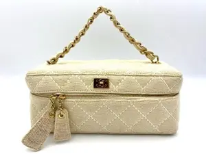 Pre-owned canvas Tote Bags Chanel Vanity Wild Stitch Bag