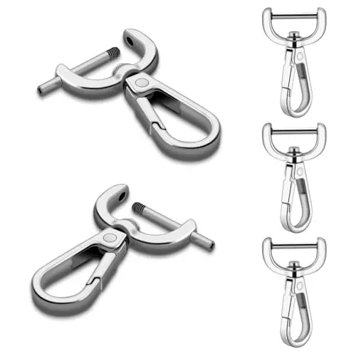 3/4 Inch Silver 4pcs