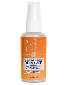 Esha Vitamin B Serum Lace Wig Bond Remover 2 Oz - Citrus Scent, Enriched with 6 Different Vitamins