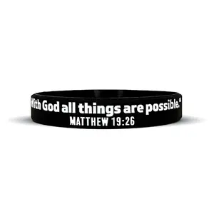 MATTHEW 19:26 Wristband