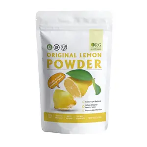Lemon Powder,Whole Lemon Juice Freeze Dried Powder Strong Lemony Flavor 8 Oz