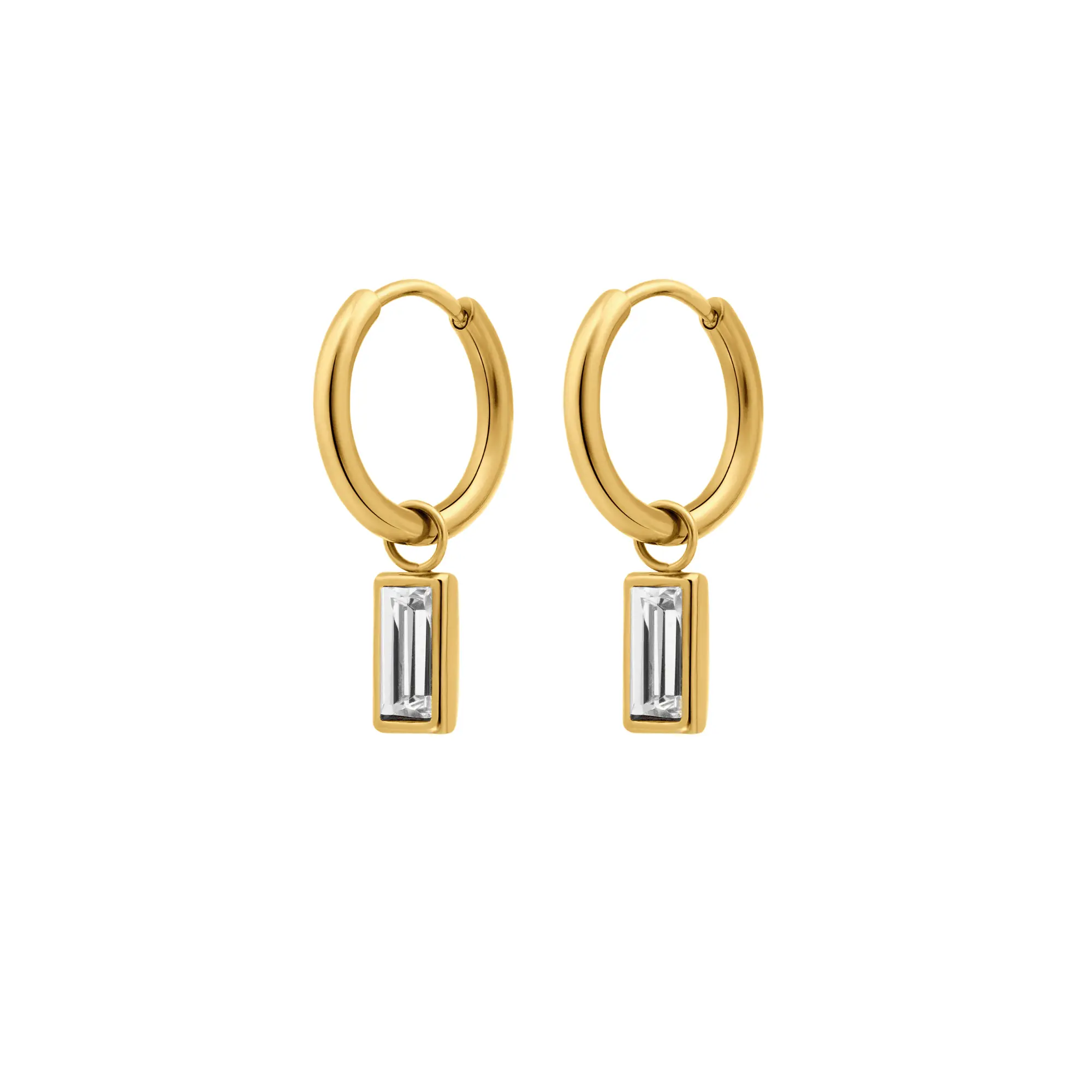 "Can I Keep You?" Gem Hoops