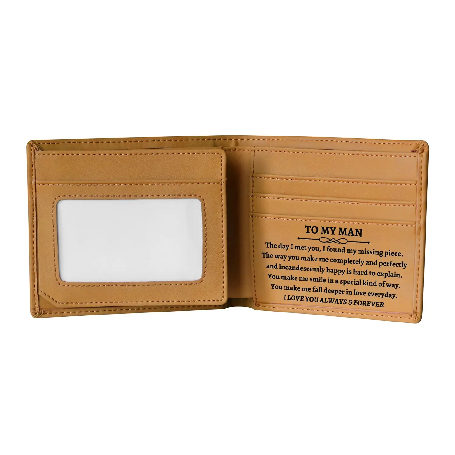 Sewing-Crafted PU Men's Sleek Modern Fashion Wallet - Husband Gift for Valentine's Day, Sewing Accessory for Special Occasions, Father's Day