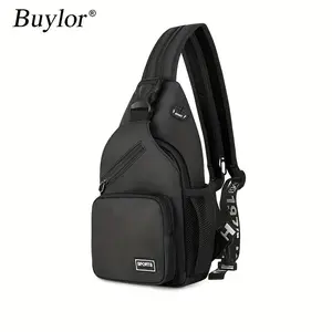 Breast Bag Women's New Waterproof Large Capacity Backpack Multi-functional Casual Oxford Cloth Crossbody Bag Crossbody Bags For Women Sling Chest Bag Female Mini Travel Sport Shoulder Pack Messenger Bags With Earphone Hole